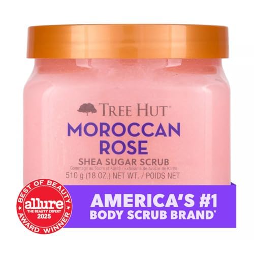 Tree Hut Body Scrub, Tropical Mango, 18 Oz