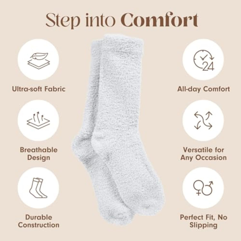Unboxme Gifts Warm & Cozy Ultra-Luxe Cloud Fuzzy Socks, Gifts for Women
