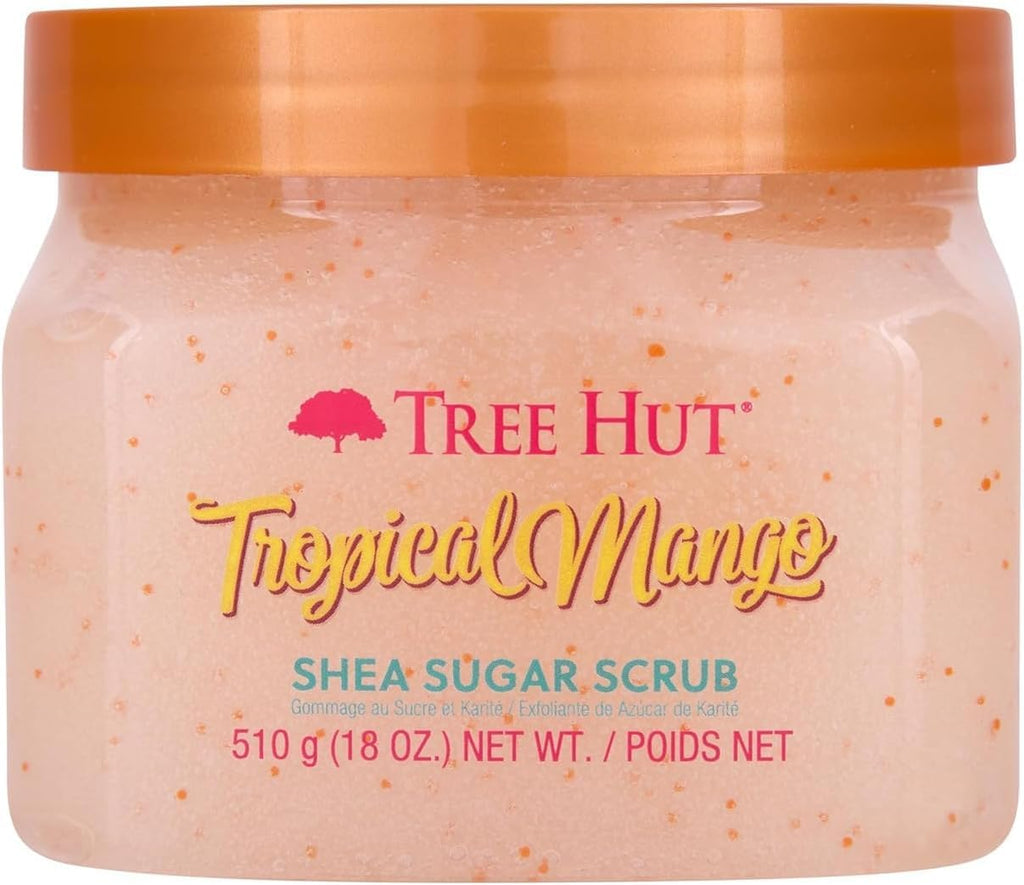 Tree Hut Body Scrub, Tropical Mango, 18 Oz