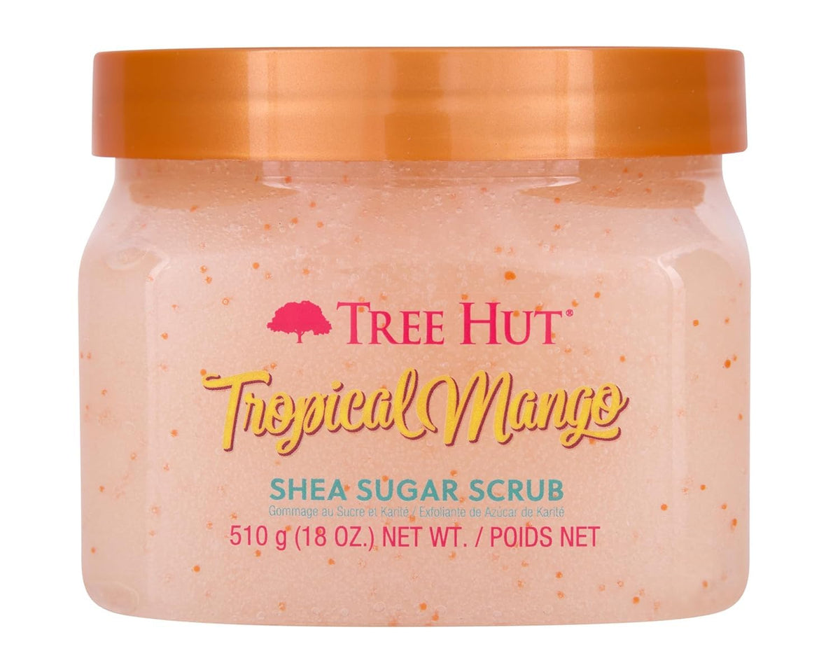 Tree Hut Body Scrub, Tropical Mango, 18 Oz