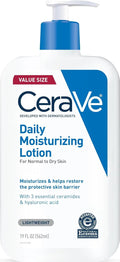 CeraVe Daily Moisturizing Lotion, Face and Body Lotion, Skin care, 19oz