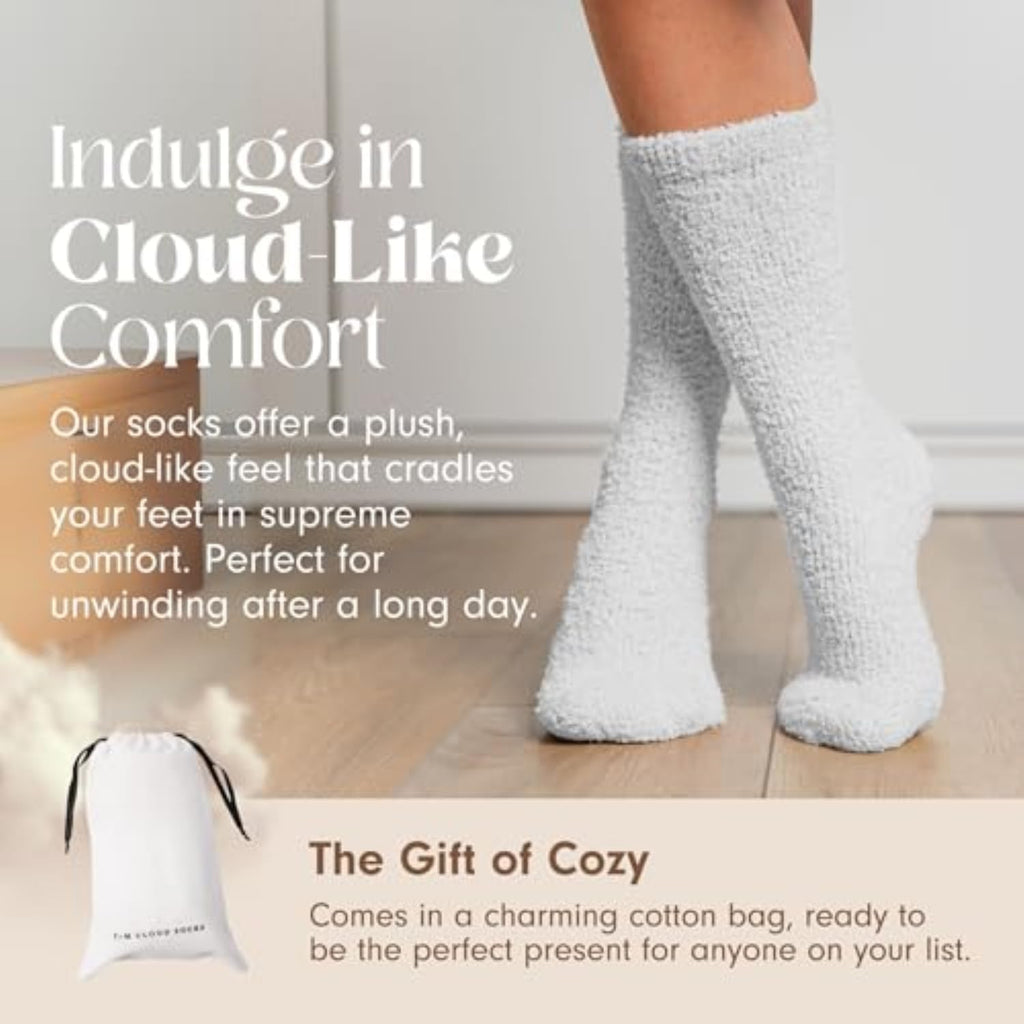 Unboxme Gifts Warm & Cozy Ultra-Luxe Cloud Fuzzy Socks, Gifts for Women