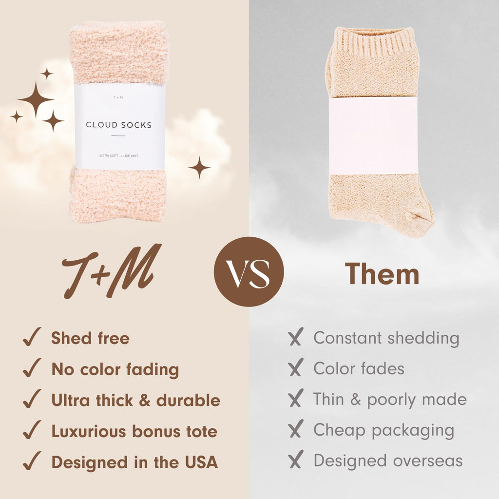 Unboxme Gifts Warm & Cozy Ultra-Luxe Cloud Fuzzy Socks, Gifts for Women