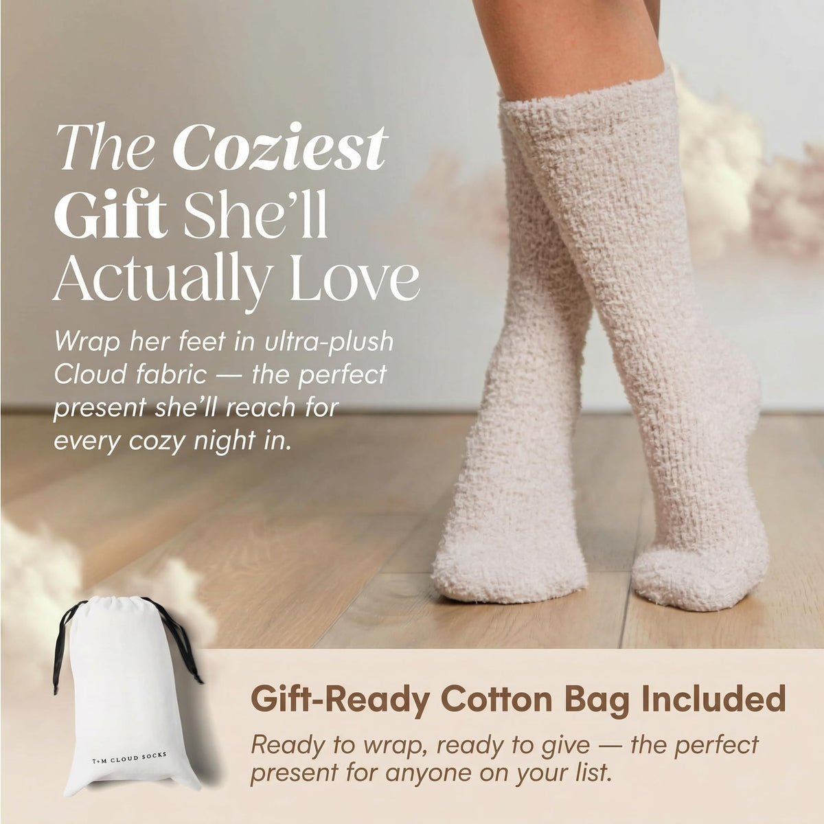 Unboxme Gifts Warm & Cozy Ultra-Luxe Cloud Fuzzy Socks, Gifts for Women