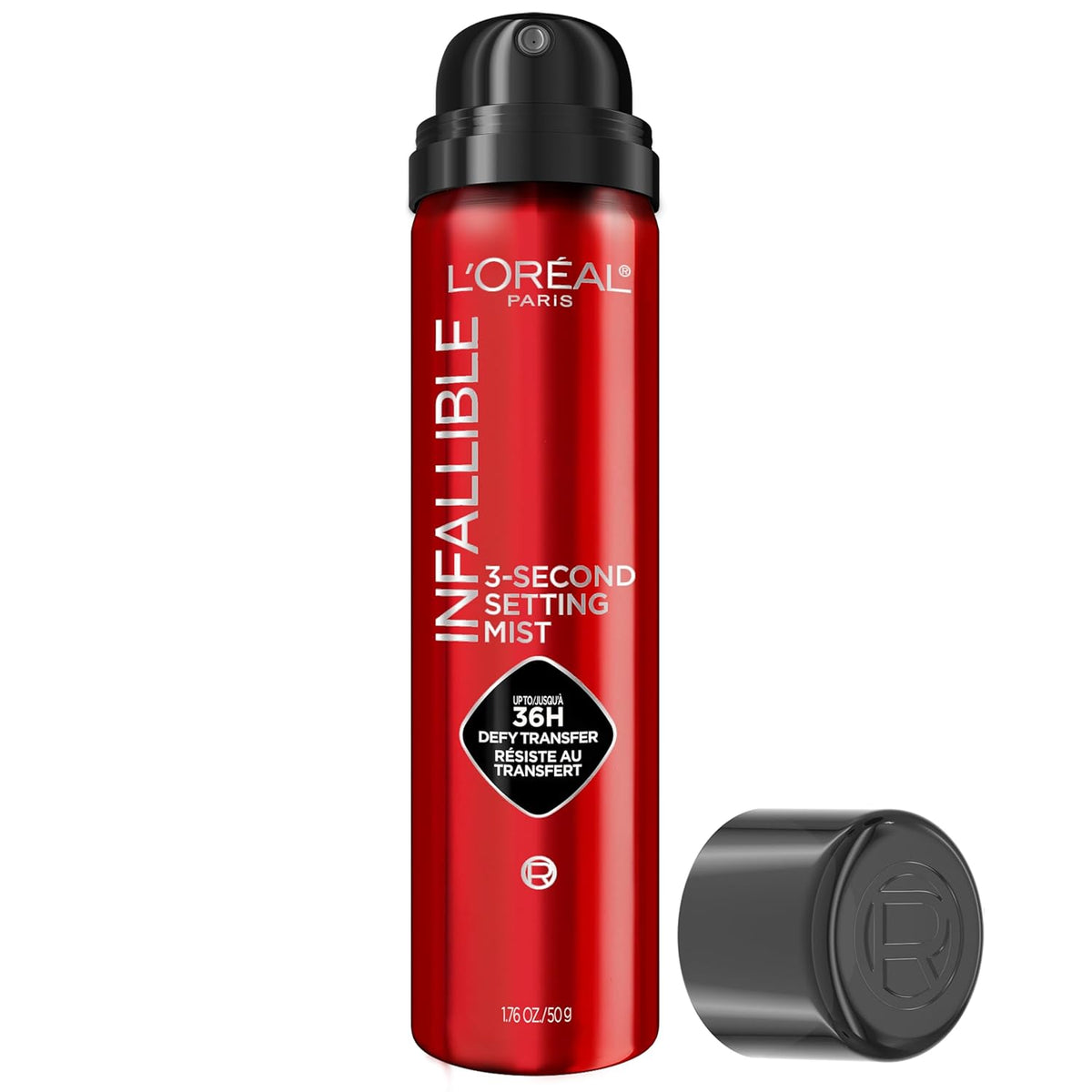 L'Oreal Paris Infallible 3-Second Setting Spray, Up to 36HR Wear, 1.76 oz