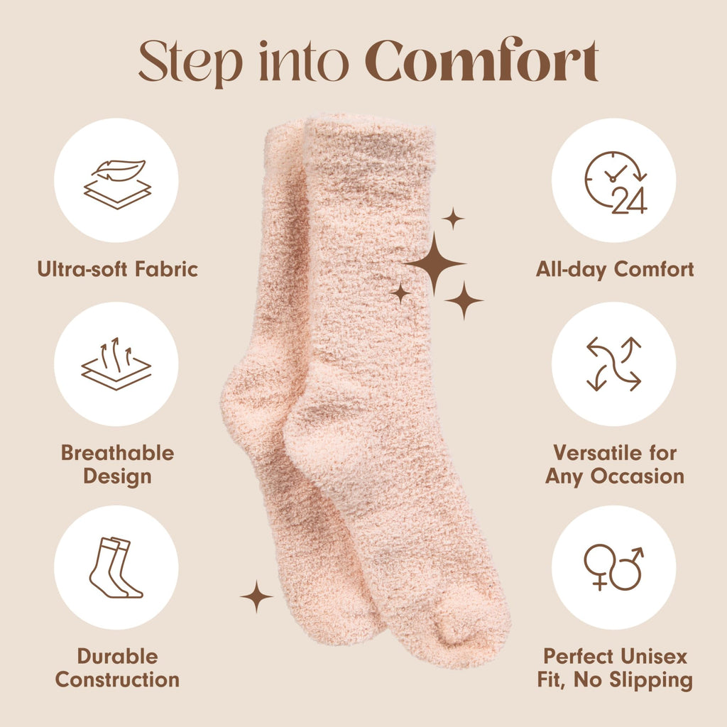 Unboxme Gifts Warm & Cozy Ultra-Luxe Cloud Fuzzy Socks, Gifts for Women