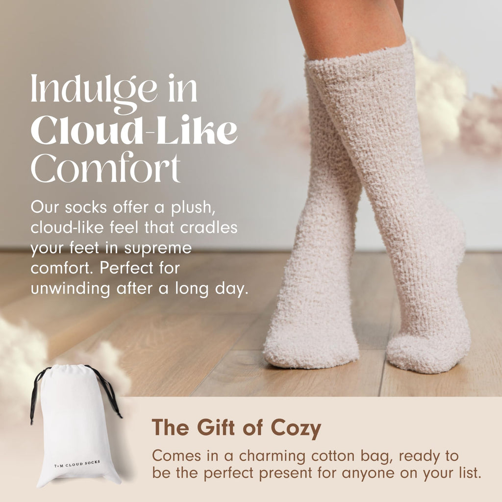 Unboxme Gifts Warm & Cozy Ultra-Luxe Cloud Fuzzy Socks, Gifts for Women
