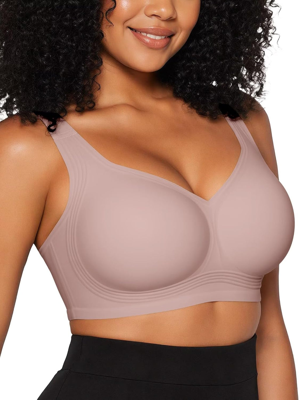 Vertvie Jelly Bras for Women No Underwire Minimizer Support