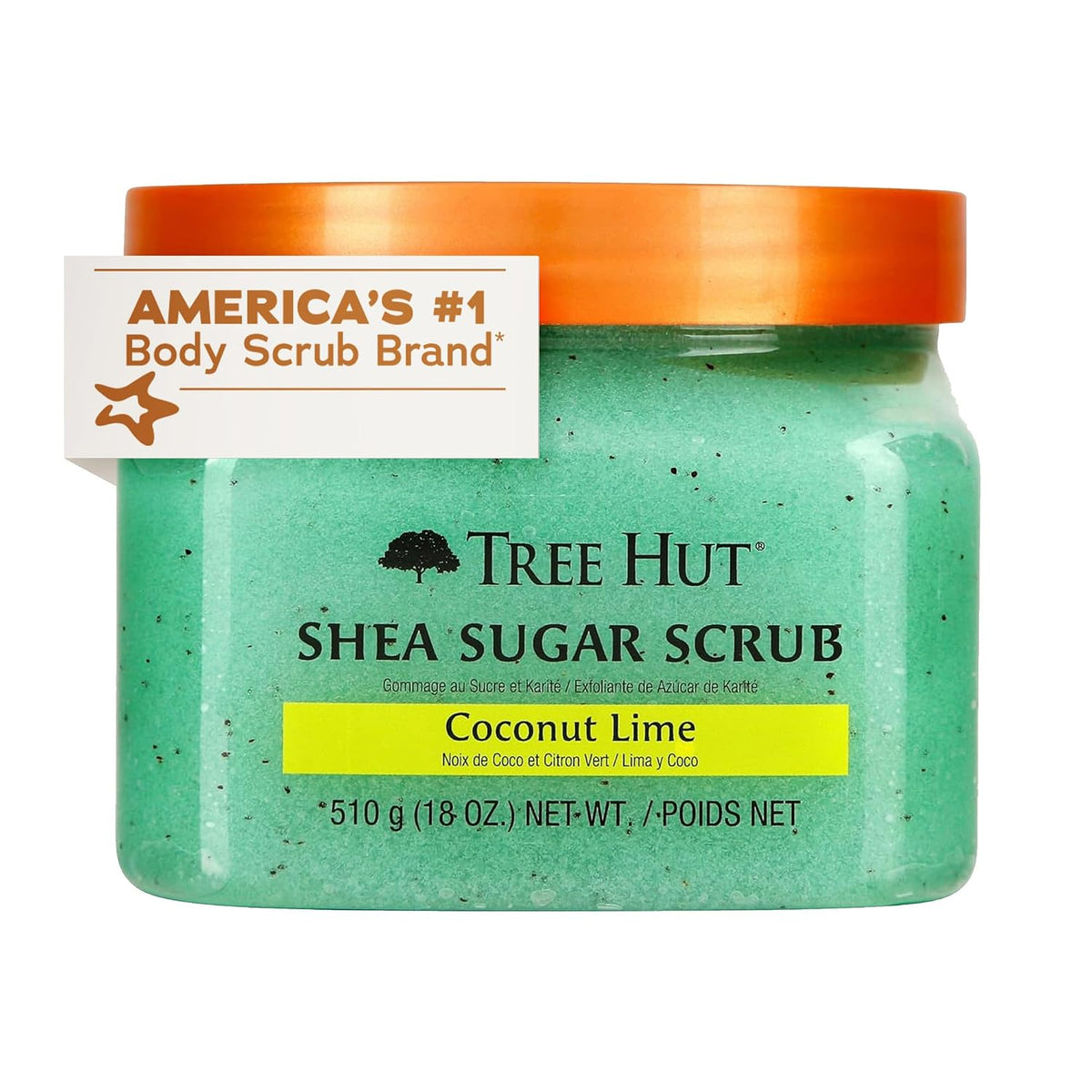 Tree Hut Body Scrub, Tropical Mango, 18 Oz