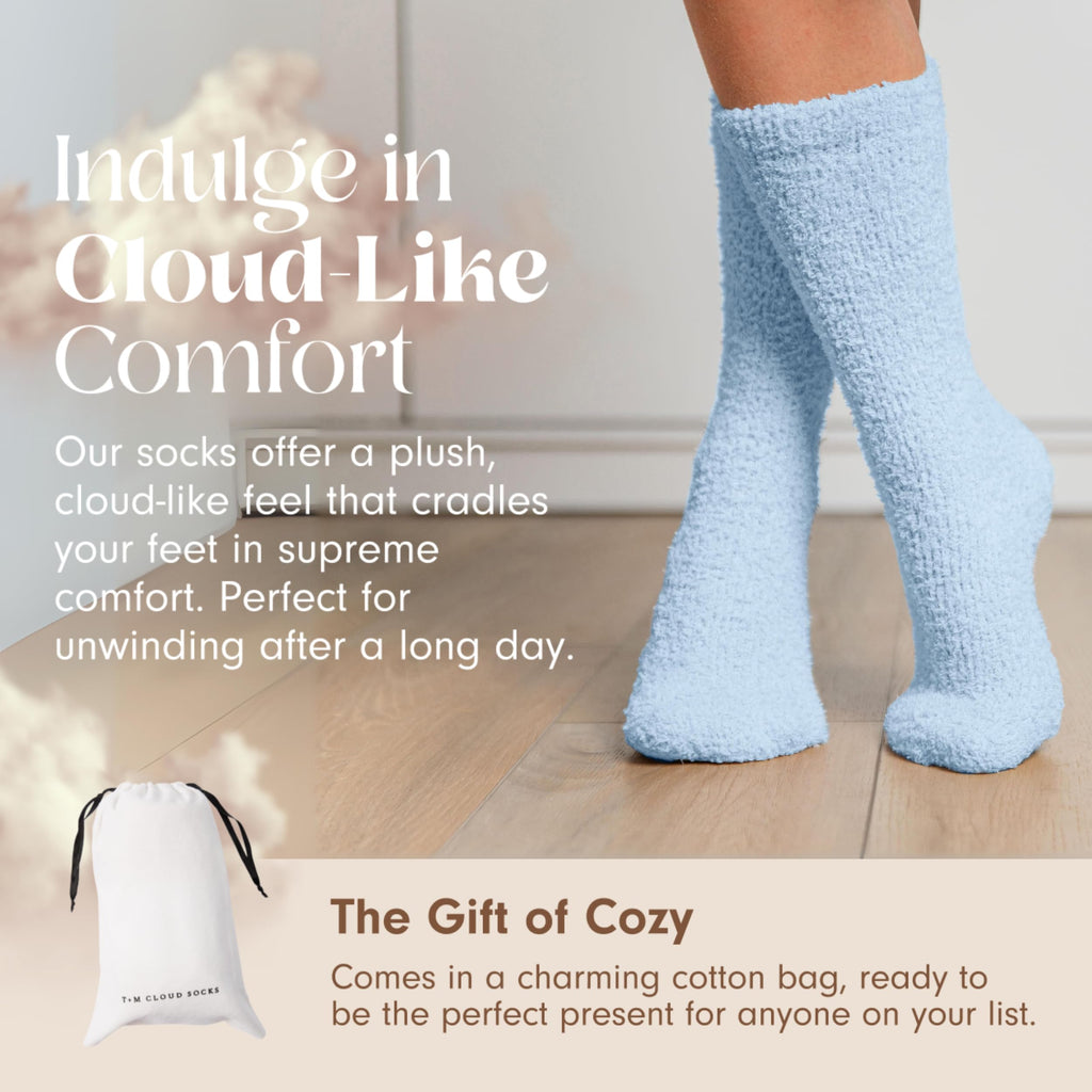 Unboxme Gifts Warm & Cozy Ultra-Luxe Cloud Fuzzy Socks, Gifts for Women