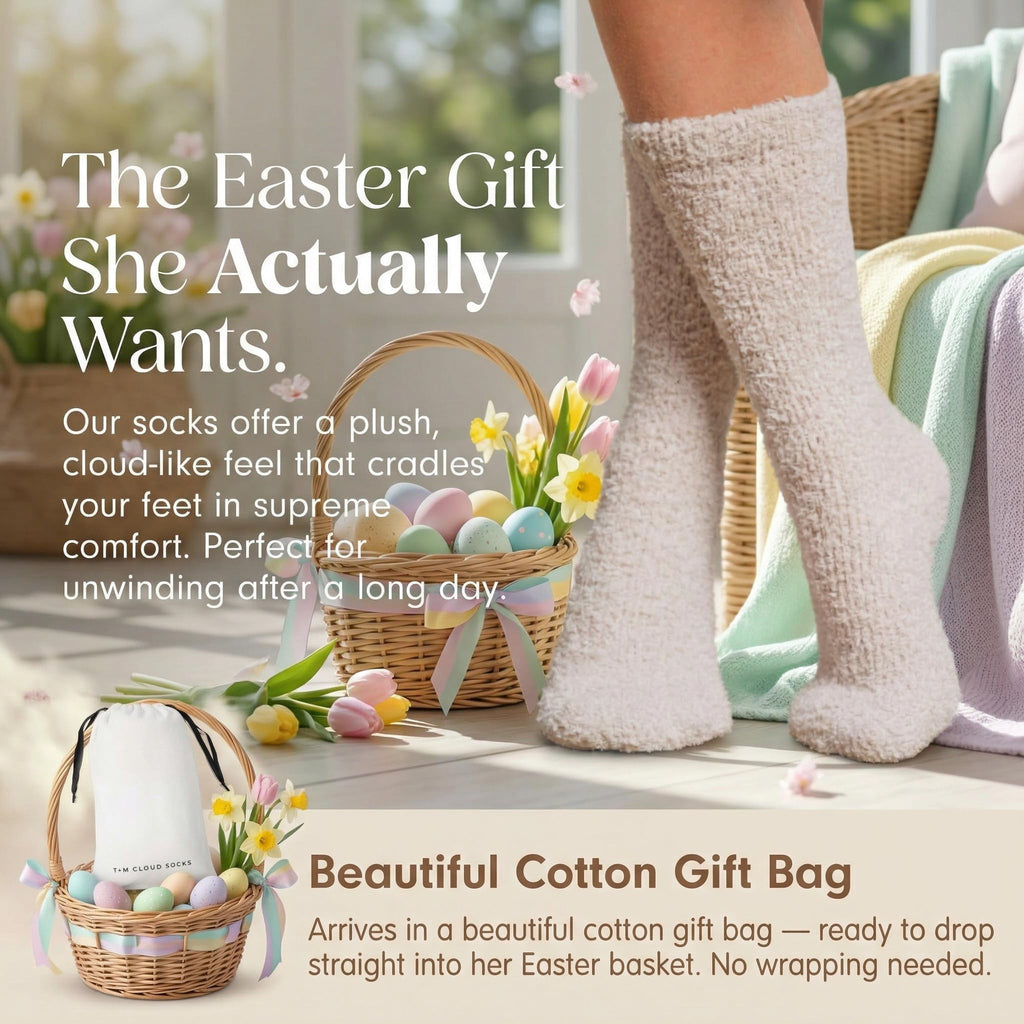 Unboxme Gifts Warm & Cozy Ultra-Luxe Cloud Fuzzy Socks, Gifts for Women