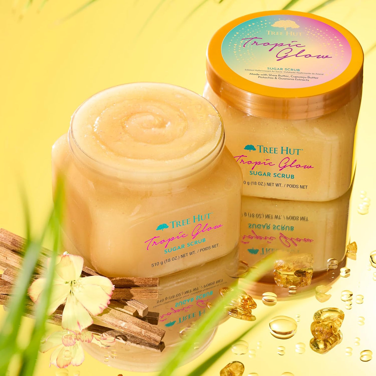 Tree Hut Body Scrub, Tropical Mango, 18 Oz