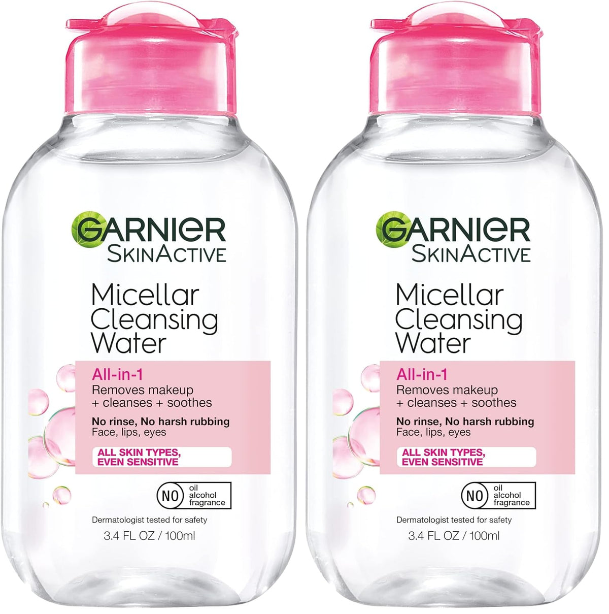 Garnier Micellar Water, Hydrating Facial Cleanser & Makeup Remover, Suitable for Sensitive Skin, Vegan, Cruelty Free, 13.5 Fl Oz (400mL), 1 Count