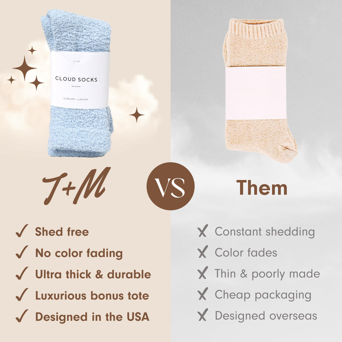 Unboxme Gifts Warm & Cozy Ultra-Luxe Cloud Fuzzy Socks, Gifts for Women