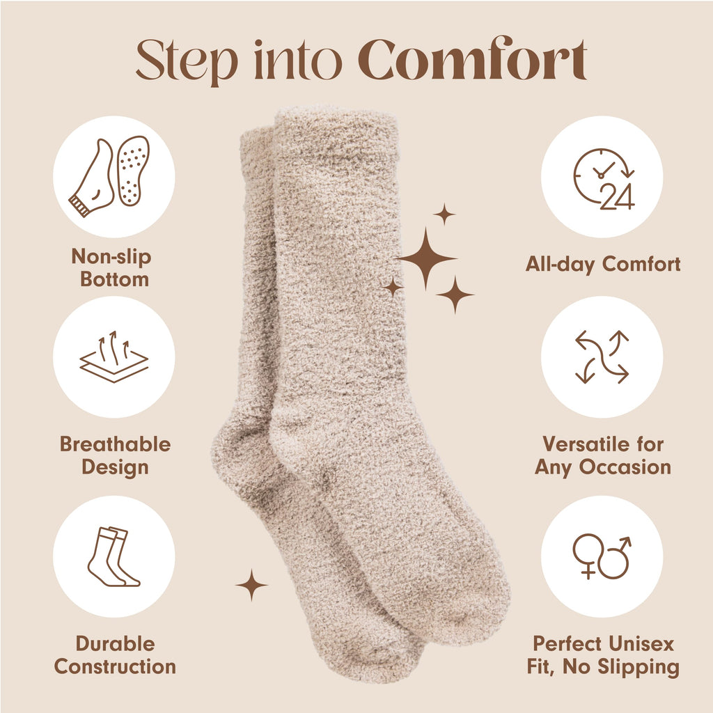 Unboxme Gifts Warm & Cozy Ultra-Luxe Cloud Fuzzy Socks, Gifts for Women
